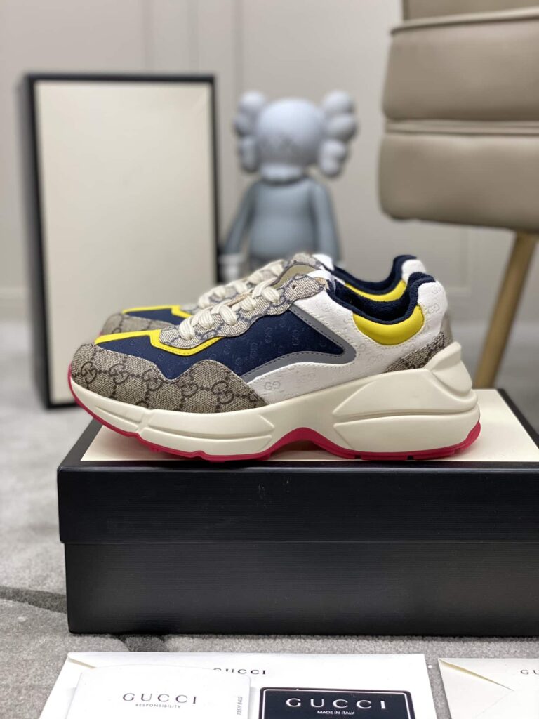 Gucci Women'S Gg Rhyton Sneaker 619891 99Wf0 4370 - Image 4