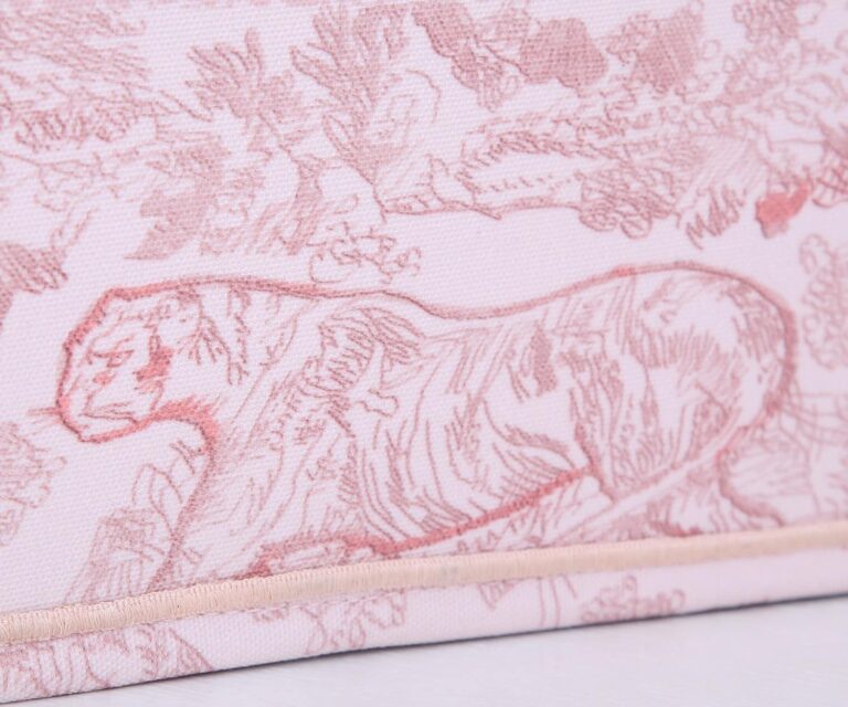 Dior Large Tote Toile De Jouy Embroidery Pink 42Cm - Image 5