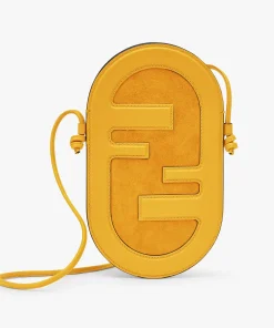 Fendi Wallet Yellow 12 Pro Phone Holder 7As055Ahsbf192E