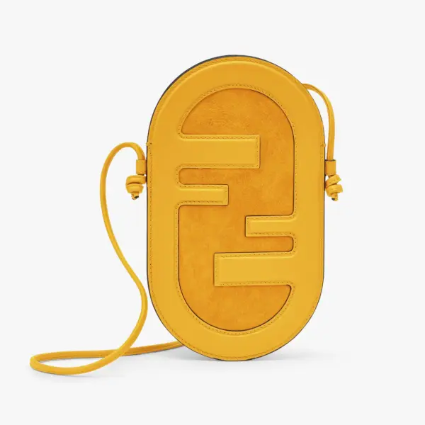 Fendi Wallet Yellow 12 Pro Phone Holder 7As055Ahsbf192E