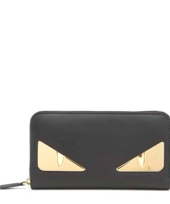 Fendi Wallet Zip Around Black 7M0210Sqpf0Kur