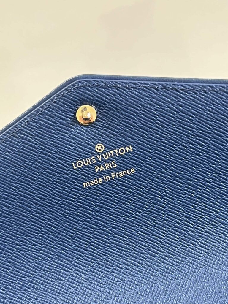 Louis Vuitton Sarah Wallet Navy Blue M81183 - Image 6