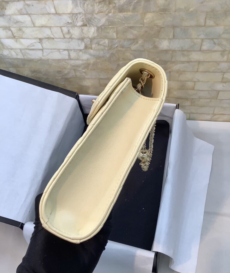 Chanel Shoulder Yellow Bag Ap1448L - Image 9