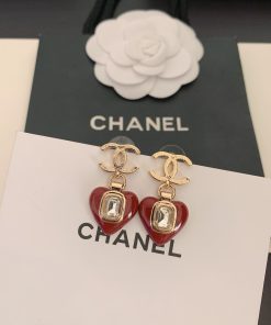 Chanel Heart Earrings