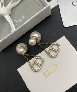 Dior Cd Pearl Earrings
