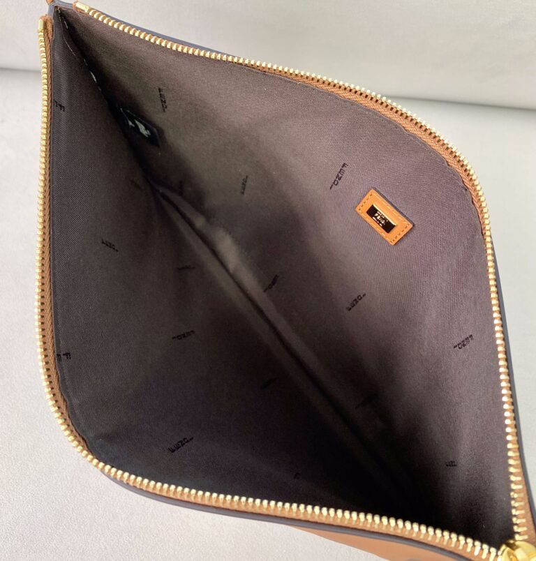 Fendi Pouch Piatta Large Brown 8N0178Ac9Lf0Qvk - Image 7