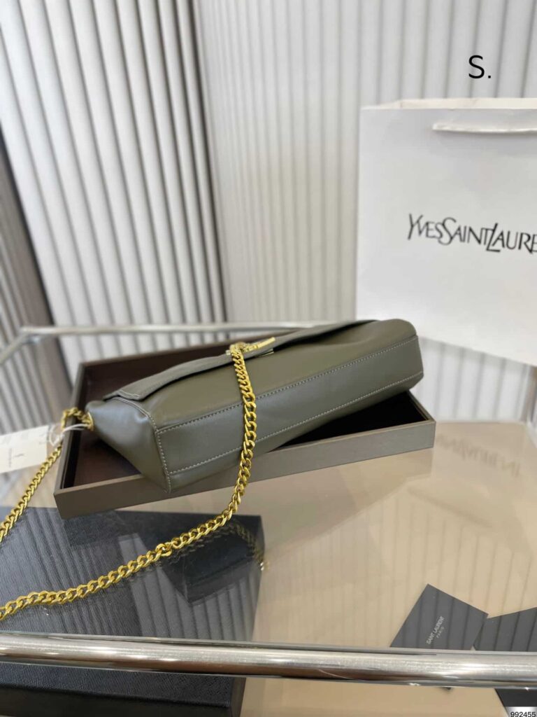 Saint Laurent Kate Medium Chain Bag In Grain De Poudre Embossed Leather 364021Bow0W1229 - Image 2