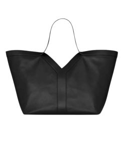 Saint Laurent Y Tote In Leather Bag Black