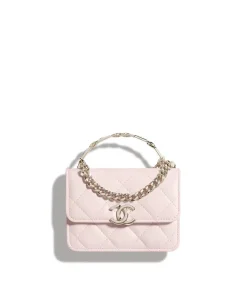 Chanel Clutch With Chain Pink Ap2758