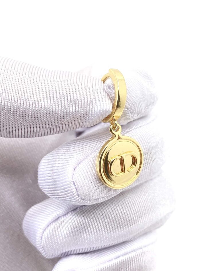 Dior Petit Cd Earrings Gold E1648Ptcmt_D300 - Image 3