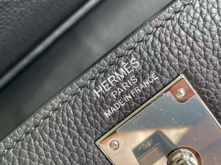 Hermes Hac A Dos Togo Backpack Palladium Hardware Black 29Cm - Image 6