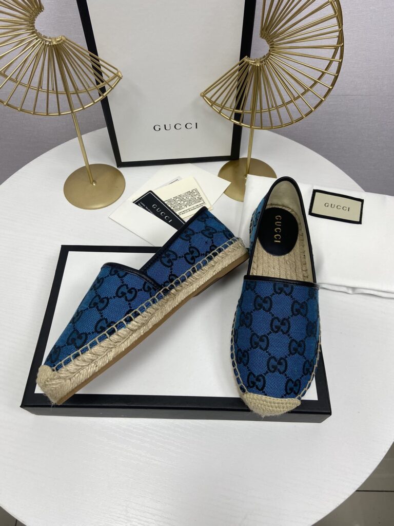 Gucci Women's Espadrille Blue - Image 5