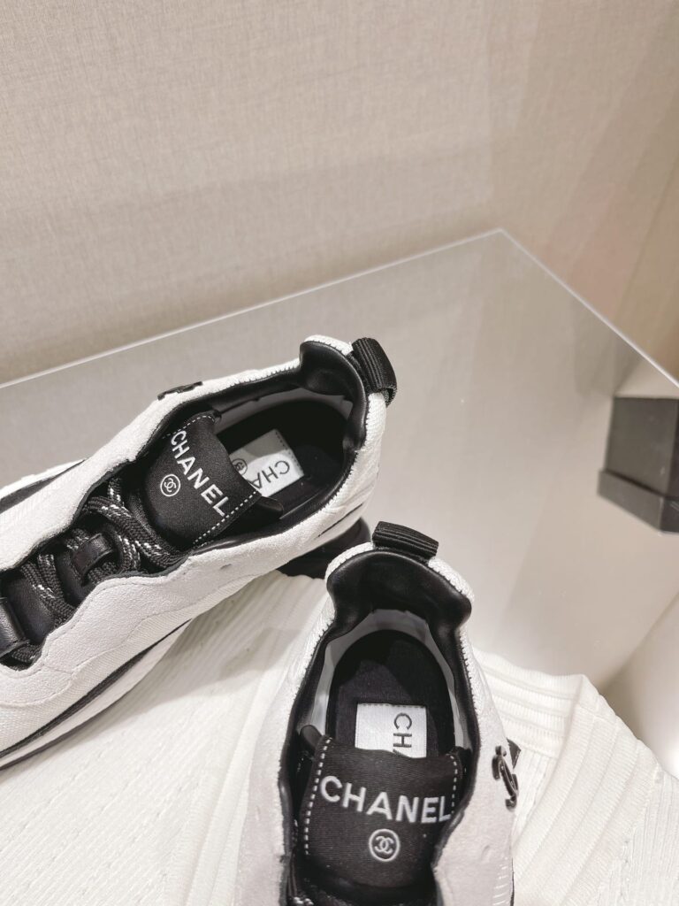 Chanel Sport Sneakers White And Ivory G38294 Y55436 K3165 - Image 6