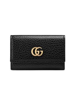 Gucci Gg Marmont Key Wallet Black 10Cm 456118 Cao0G 1000