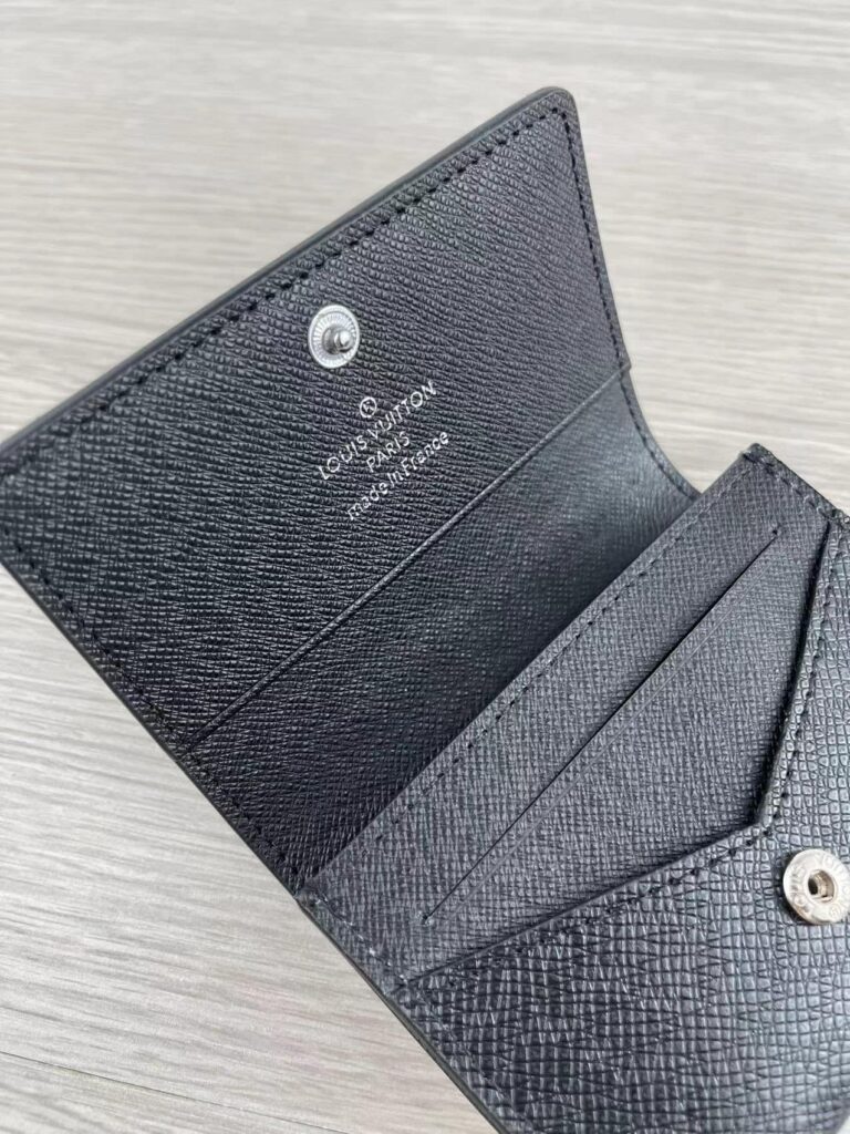 Louis Vuitton Enveloppe Card Holder Black M63801 - Image 2