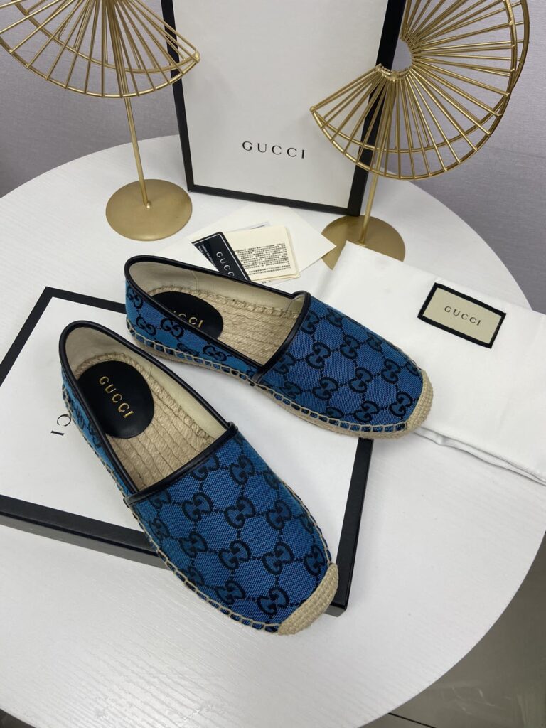 Gucci Women's Espadrille Blue - Image 4