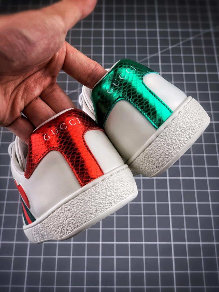 Gucci Wmns Ace Low Heart White 435638 A38M0 9074 - Image 4