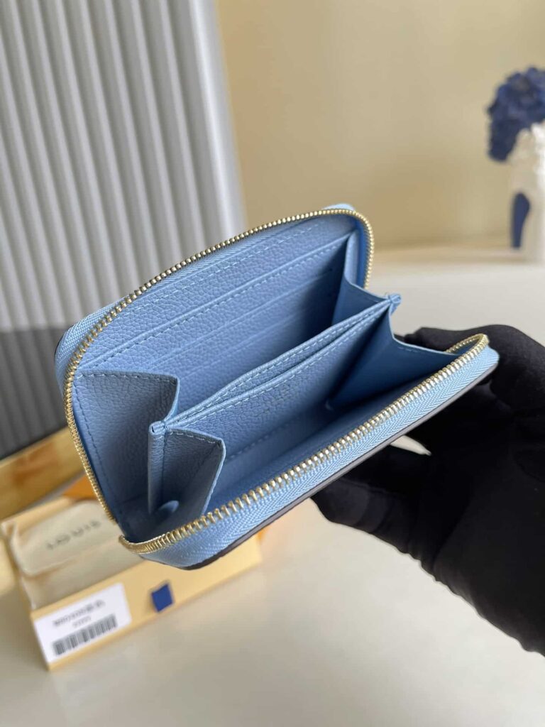 Louis Vuitton Monogram Wallet Blue 11Cm M80408 - Image 4