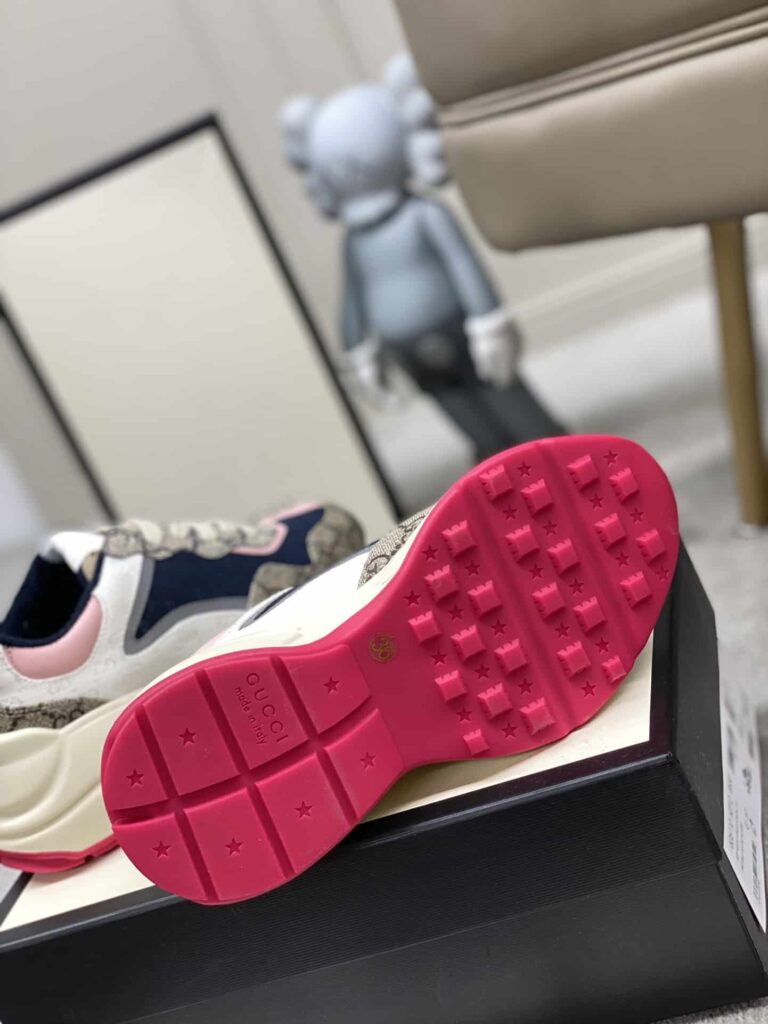 Gucci Wmns Gg Rhyton Beige White Pink 620185 99Wf0 4371 - Image 5