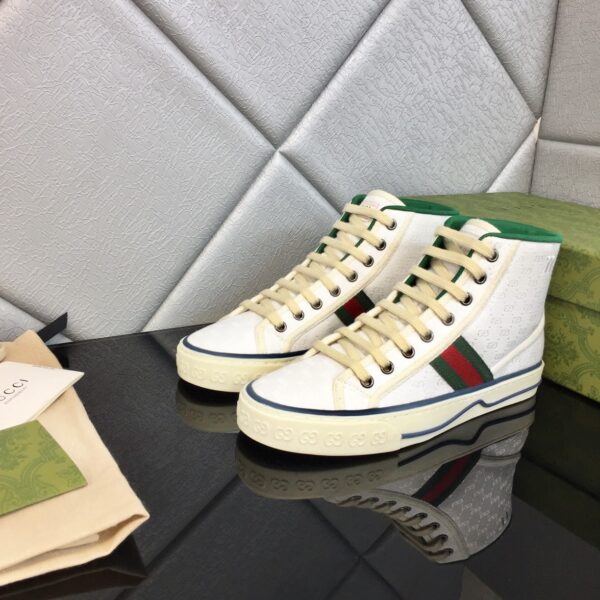 Gucci Tennis 1977 High Top Sneaker White - Image 3
