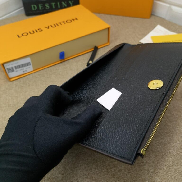 Louis Vuitton Monogram Wallet Adele Black M61269 - Image 5