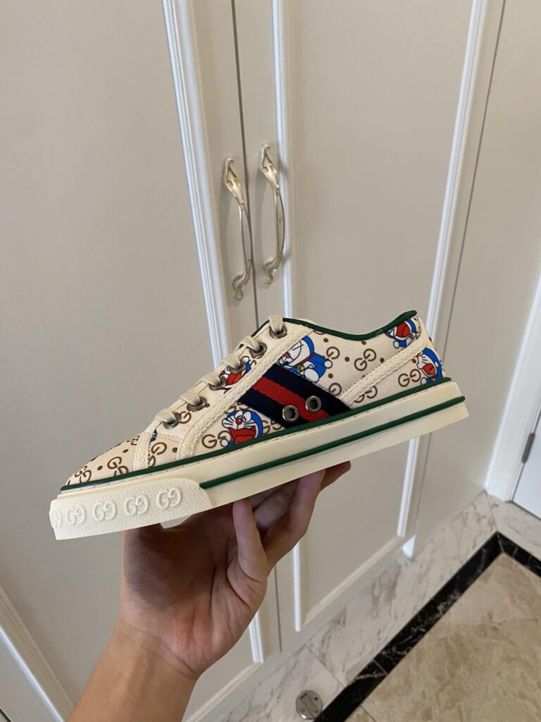 Gucci Tennis 1977 Doraemon Sneaker White - Image 4