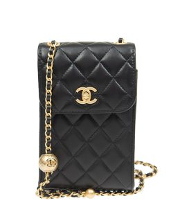 Chanel Shoulder Black Bag Ap1448L