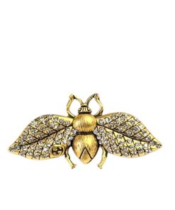 Gucci Gg Small Bee Brooch Gold