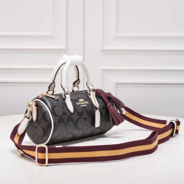 Coach Lacey Crossbody In Signature Canvas Beige Multicolor Cb874 - Image 4