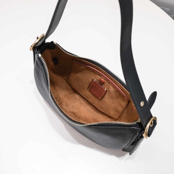 Coach Luna Shoulder Bag Black Cc439 - Image 2