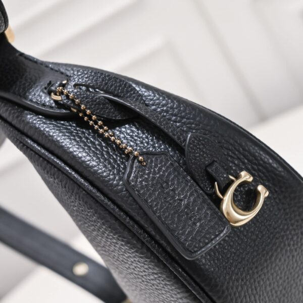 Coach Luna Shoulder Bag Black Cc439 - Image 3