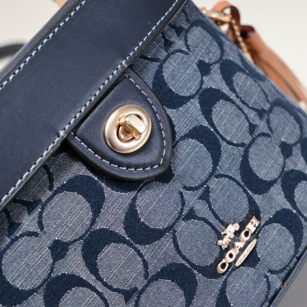 Coach Kay Signature Chambray Denim C8165 - Image 5