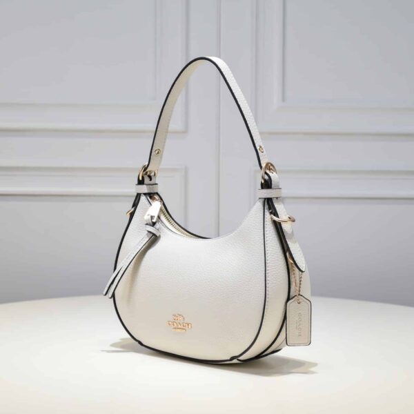 Coach Kleo Hobo White C6807 - Image 6