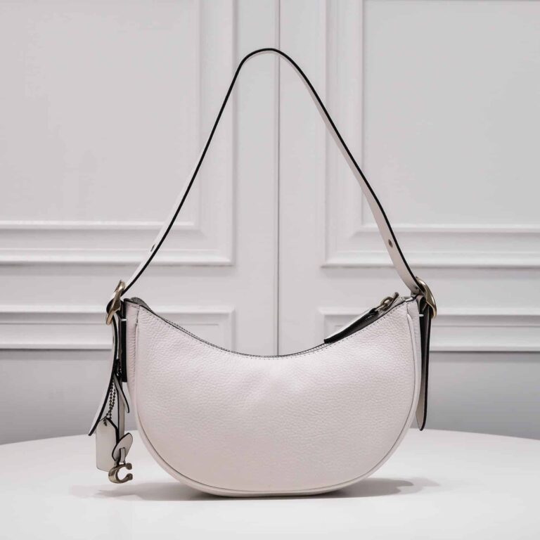 Coach Luna Shoulder Bag White Cc439 - Image 7