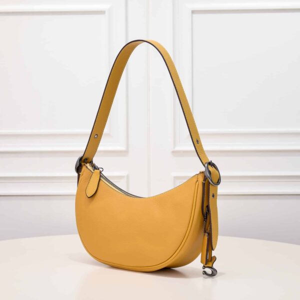 Coach Luna Shoulder Bag Yellow Cc439 - Image 8