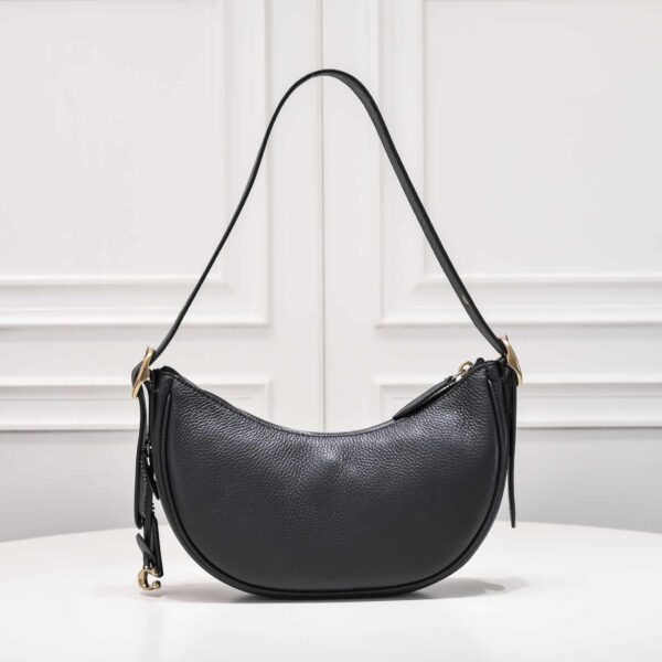 Coach Luna Shoulder Bag Black Cc439 - Image 7