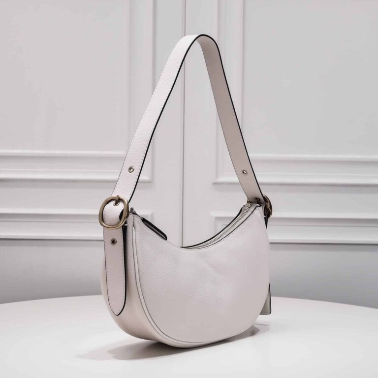 Coach Luna Shoulder Bag White Cc439 - Image 8
