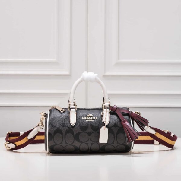 Coach Lacey Crossbody In Signature Canvas Beige Multicolor Cb874 - Image 9