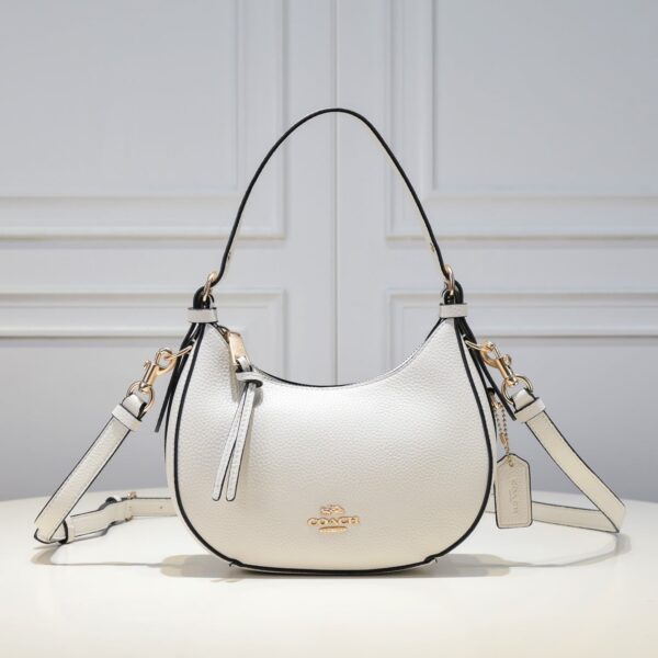 Coach Kleo Hobo White C6807 - Image 9