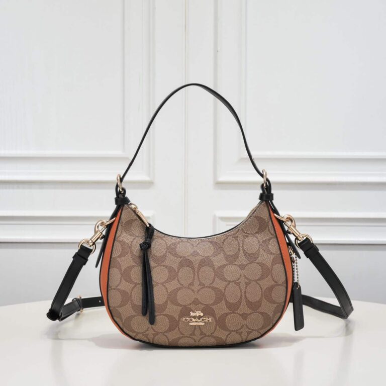 Coach Kleo Hobo In Signature Canvas Begei C6809 - Image 9