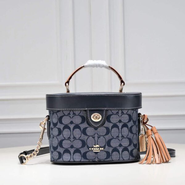 Coach Kay Signature Chambray Denim C8165 - Image 9