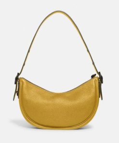 Coach Luna Shoulder Bag Yellow Cc439