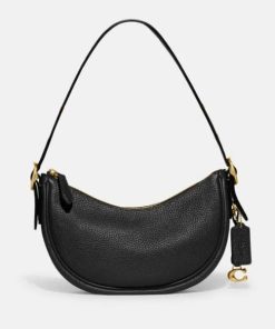 Coach Luna Shoulder Bag Black Cc439