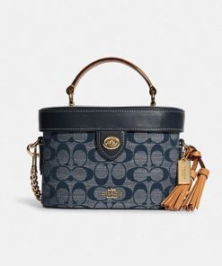 Coach Kay Signature Chambray Denim C8165