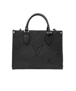Louis Vuitton Onthego Pm Black 25Cm