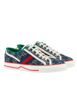 Gucci Tennis 1977 Sneaker Dark Blue Demin 606110 2Kq10 4463