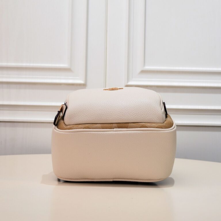 Coach Court Backpack In Signature Canvas Beige 5671 - Image 3