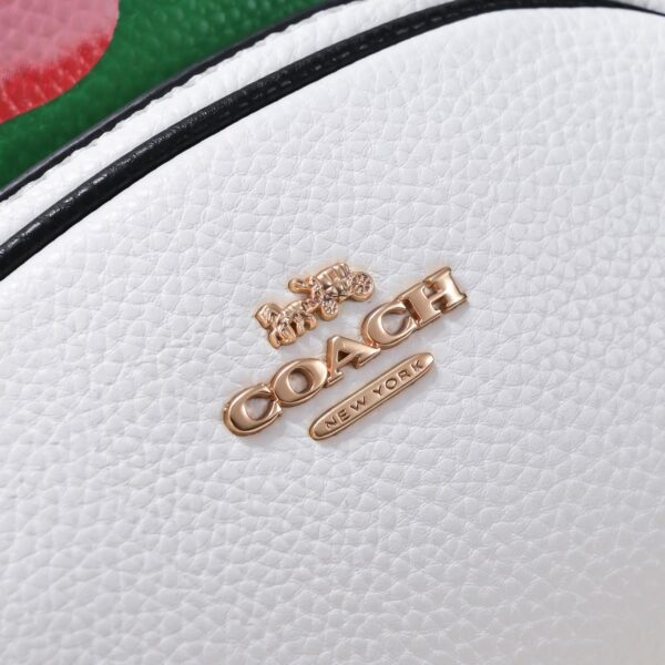 Coach Court Backpack In Signature Canvas Green C8258 - Image 7