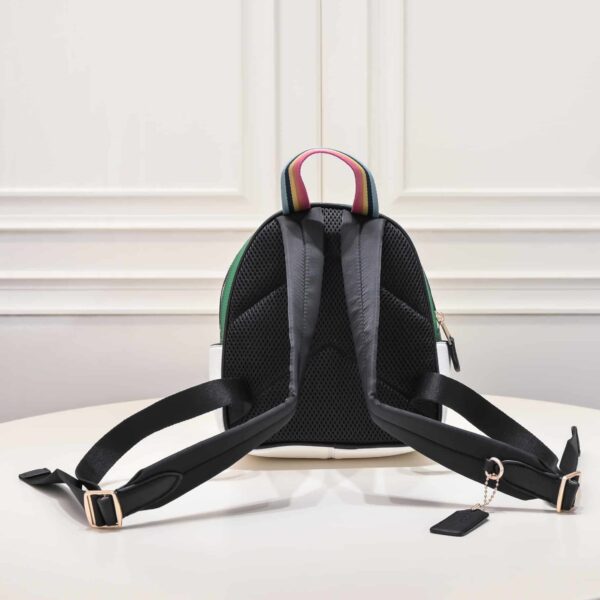Coach Court Backpack In Signature Canvas Green C8258 - Image 4