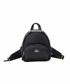Coach Mini Court Backpack In Black C8603